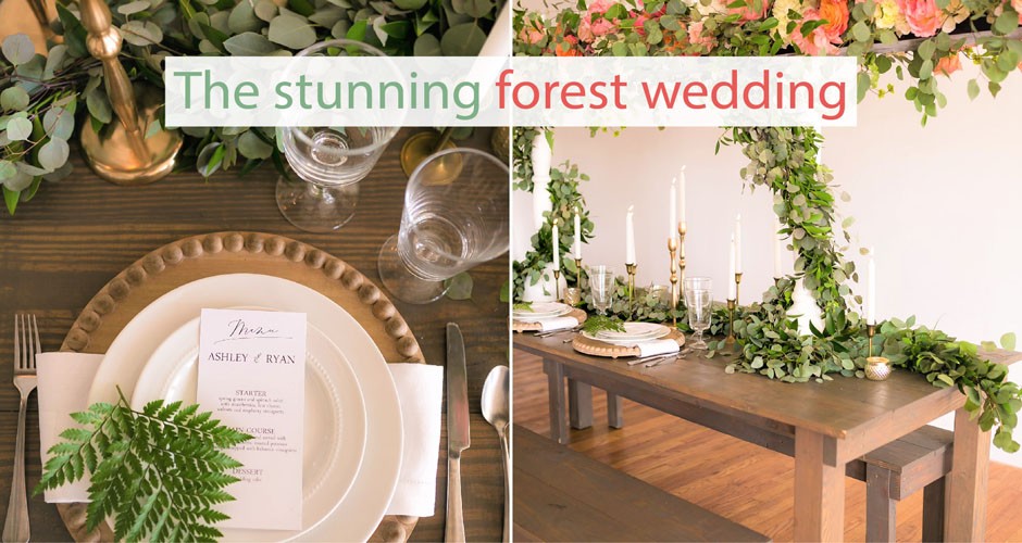 The stunning forest wedding~